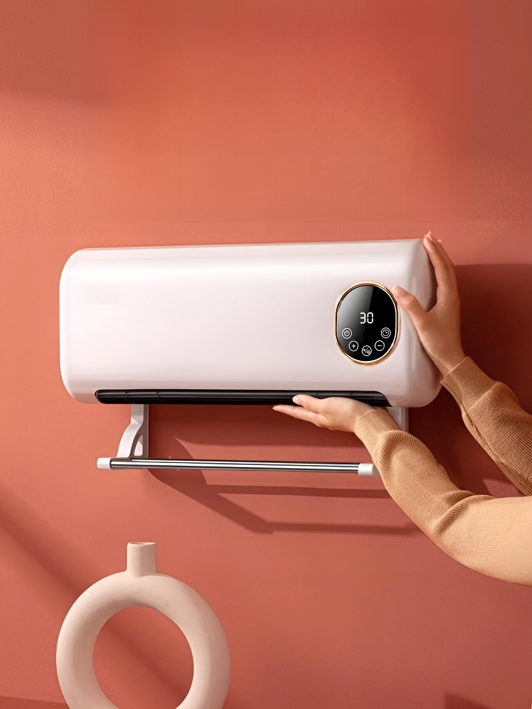 [주문하시면 건조대 증정] 설치 프리 벽걸이 온풍기