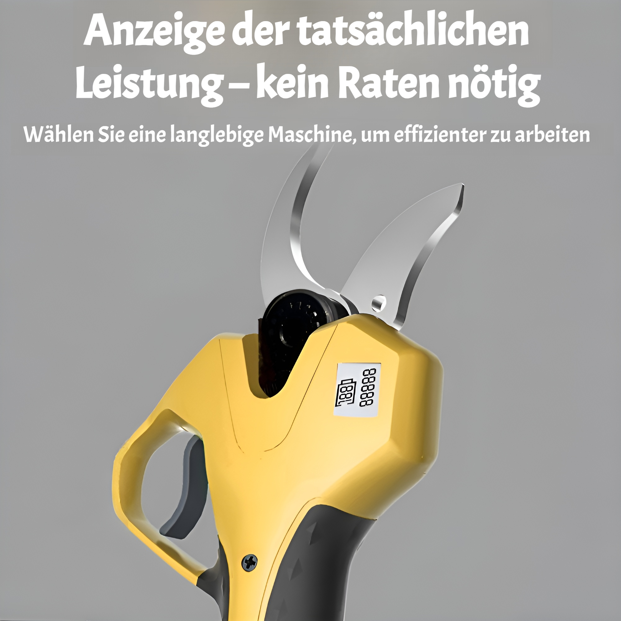 JMY Elektrische Schere, Obstbaum, wiederaufladbare elektrische Schere, elektrische Gartenschere