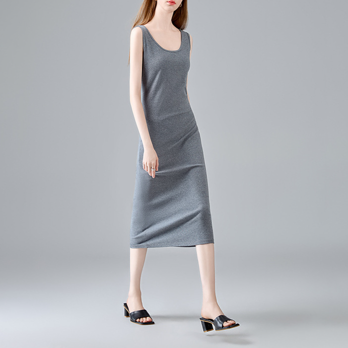 インナーボトムドレス キャミソールタンクドレス アスボトムドレス ドレス