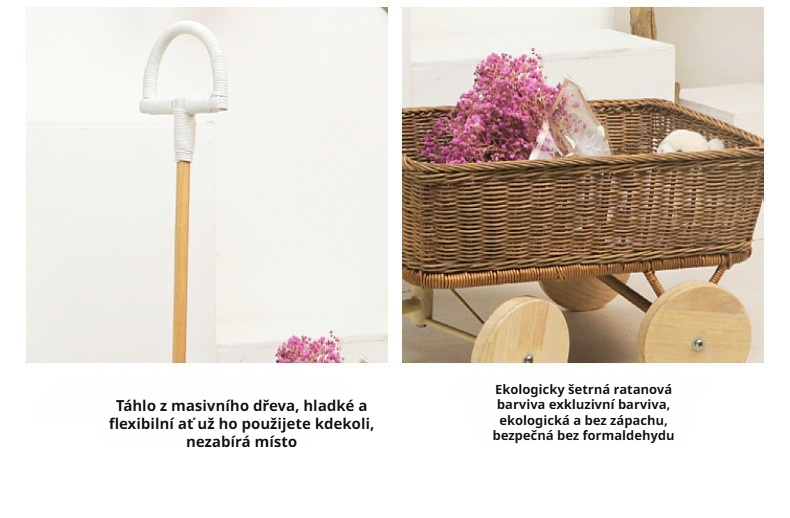 Vozík na hračky s plyšovými zvířátky