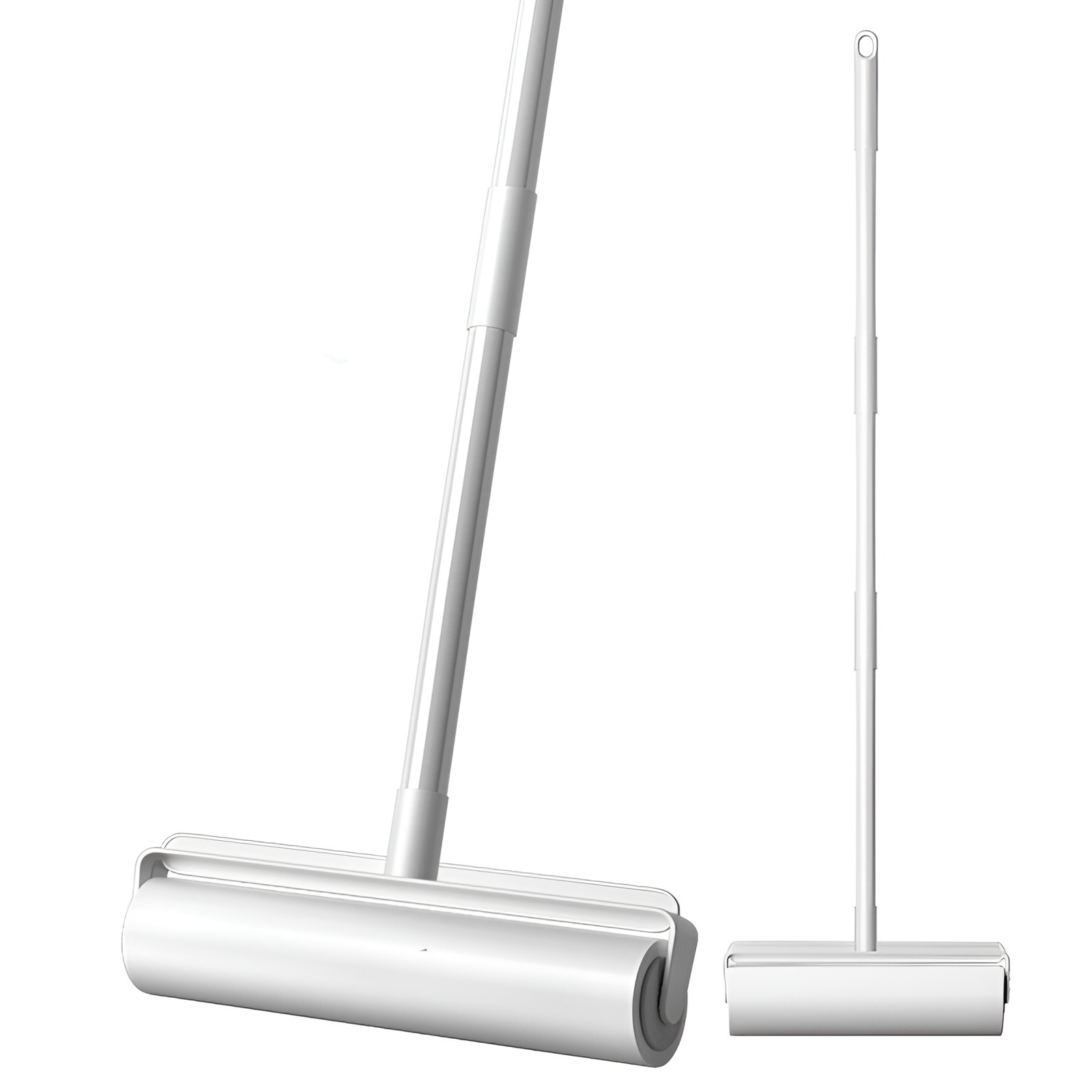 Long Handle Lint Roller Household Cleaning Tool for Bed and Floor with Tearable Paper