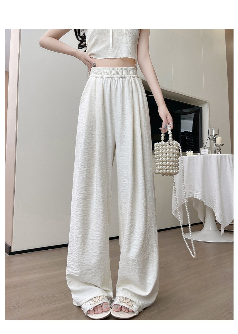 アイスシルク素材の涼しいパンツテクスチャー