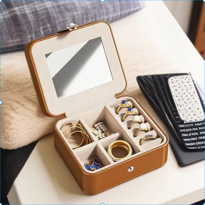 ジュエリーボックス レトロジュエリー収納ボックス 高級 絶妙 ネックレス イヤリング リング 小型 ポータブル ジュエリー 旅行