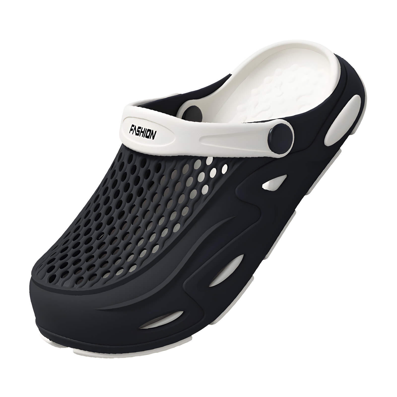 男性用のホールシューズ、アウトドアドライビングシューズ、2025年新作の滑り止めビーチシューズ、通気性と耐摩耗性に優れたスリッパ、双方向サンダル、サマーサンダル