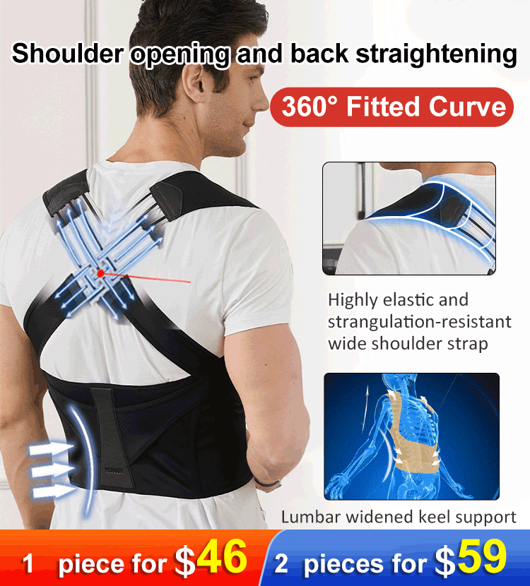Professional posture correction belt