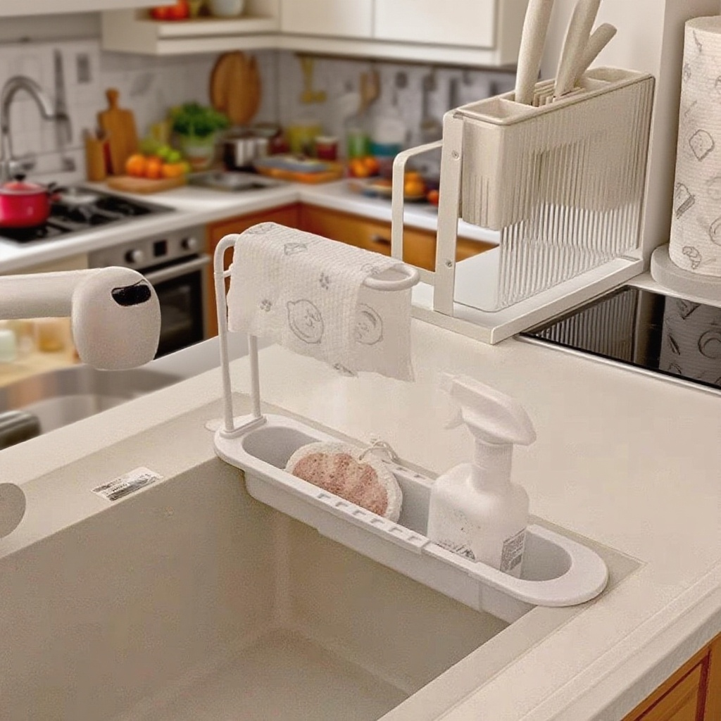 가정용 접이식 배수 랙