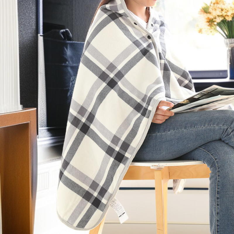 사무실 플란넬 숄 담요 전체 이미지