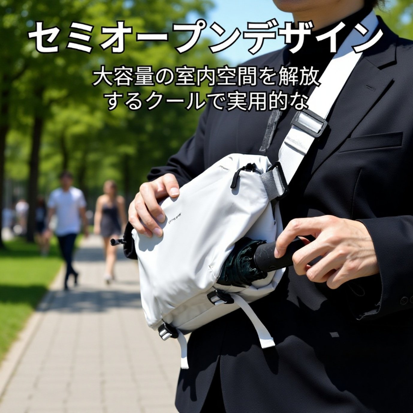 男性用新作サイクリング機能ショルダーバッグ・斜め掛けバッグ