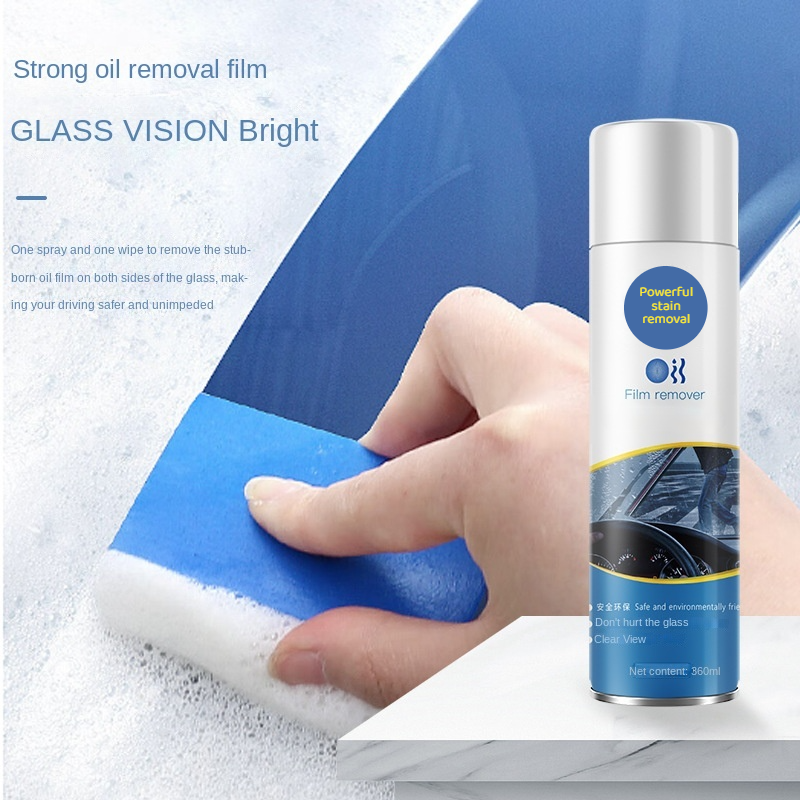 Oil film remover, car windshield oil film remover spray, cleaning agent, car window stains