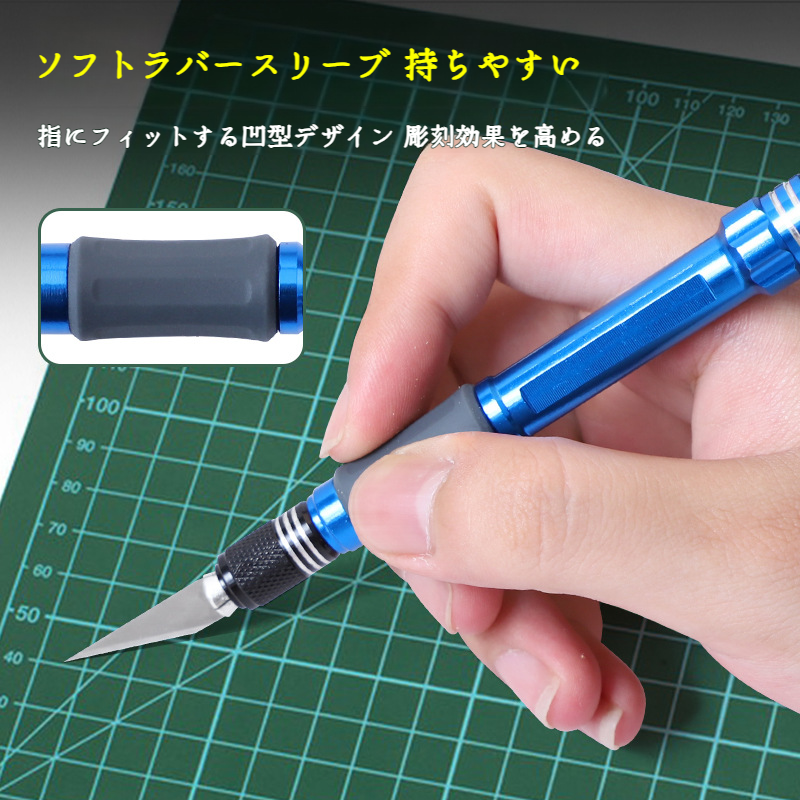 手彫り工具セットのパッケージ内容