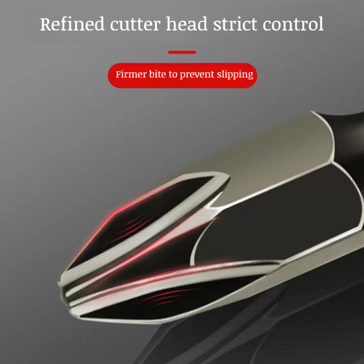 High strength double section tungsten steel small head screwdriver head