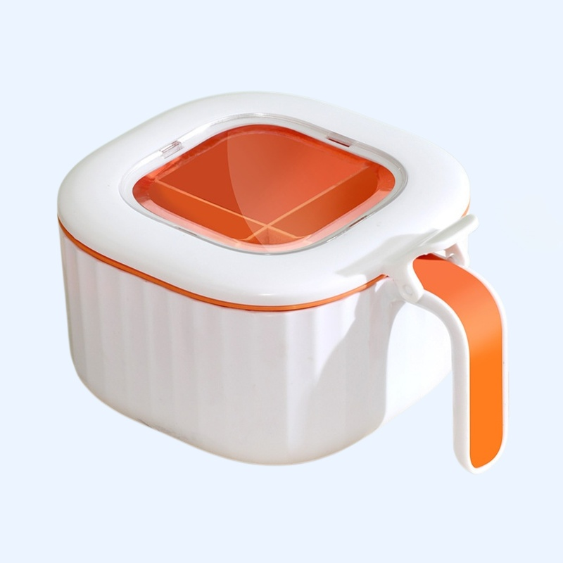 4段防湿透明可視調味料ボックス