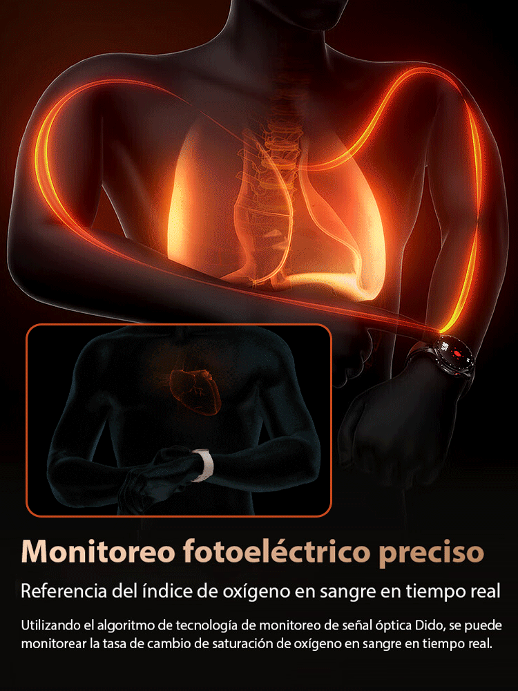 Correa de acero Watch4 Pro glucose watch