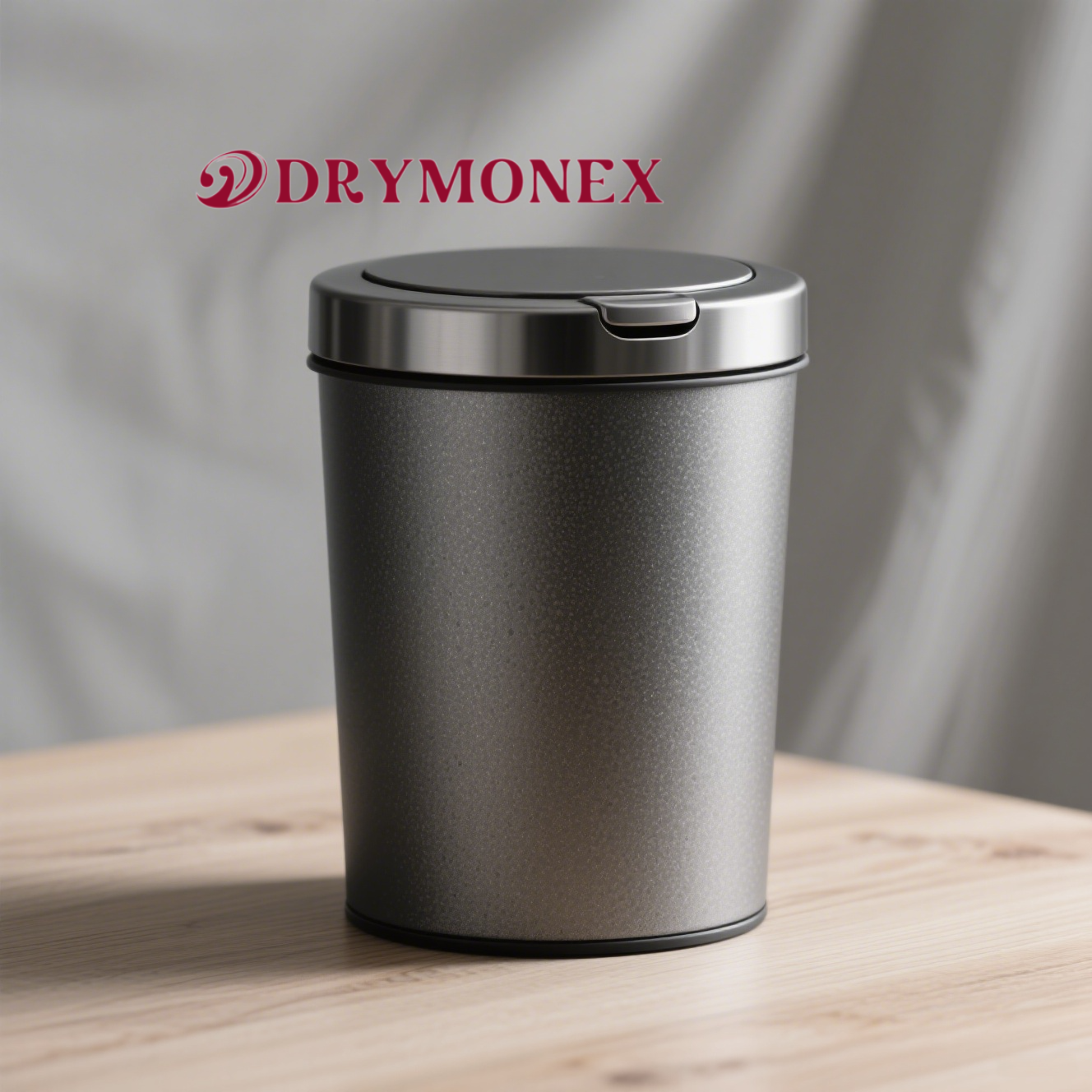 キッチンに設置された全自動センサーゴミ箱