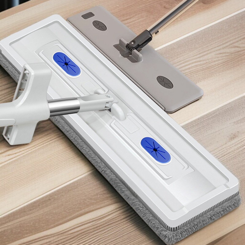 게으름뱅이 손세탁 리퀴드 건습 겸용 플랫 밀대 셰닐 게으름뱅이 가정용 밀대