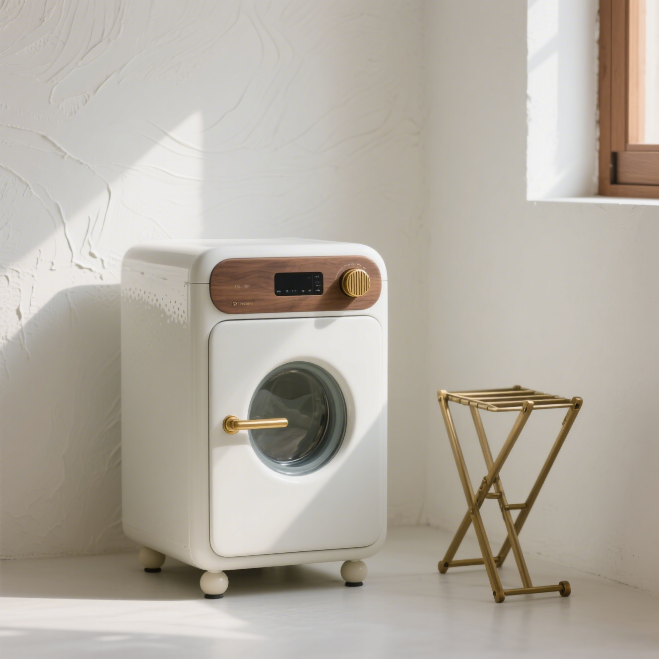 Malá pračka ve vintage stylu 