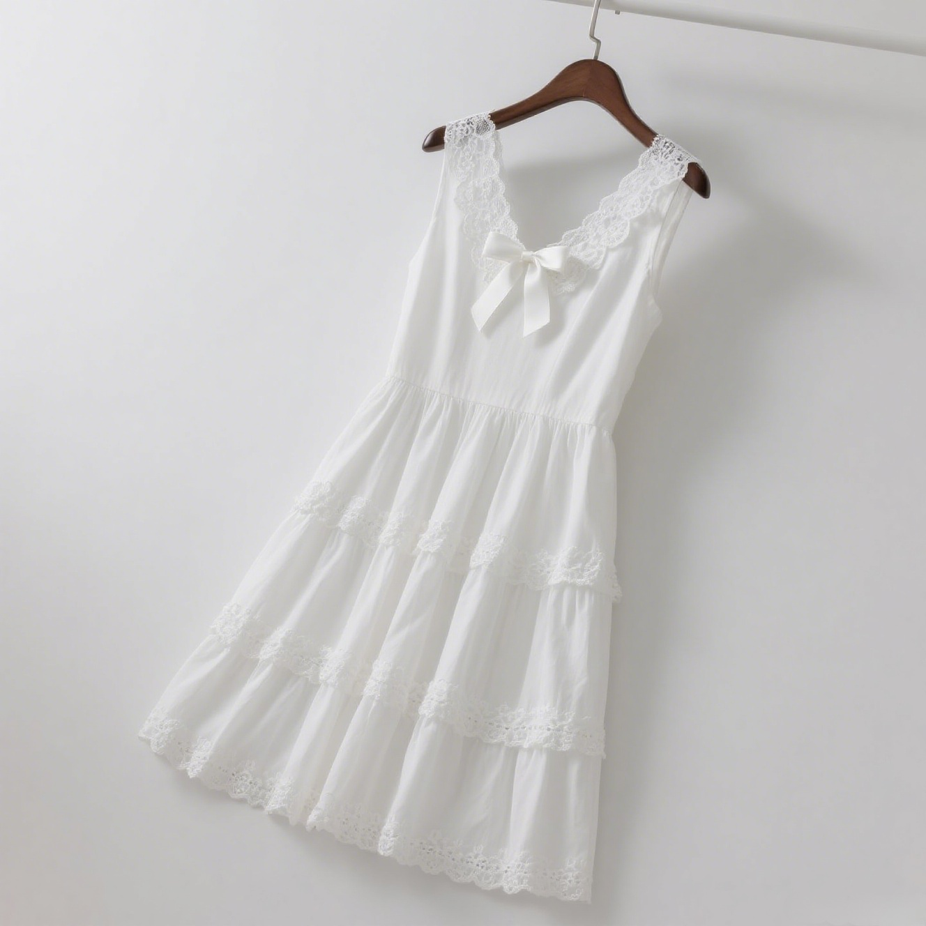カジュアルなリボンプリンセスドレス