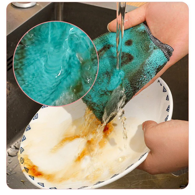 Silná oboustranná čisticí podložka z korálového fleecu