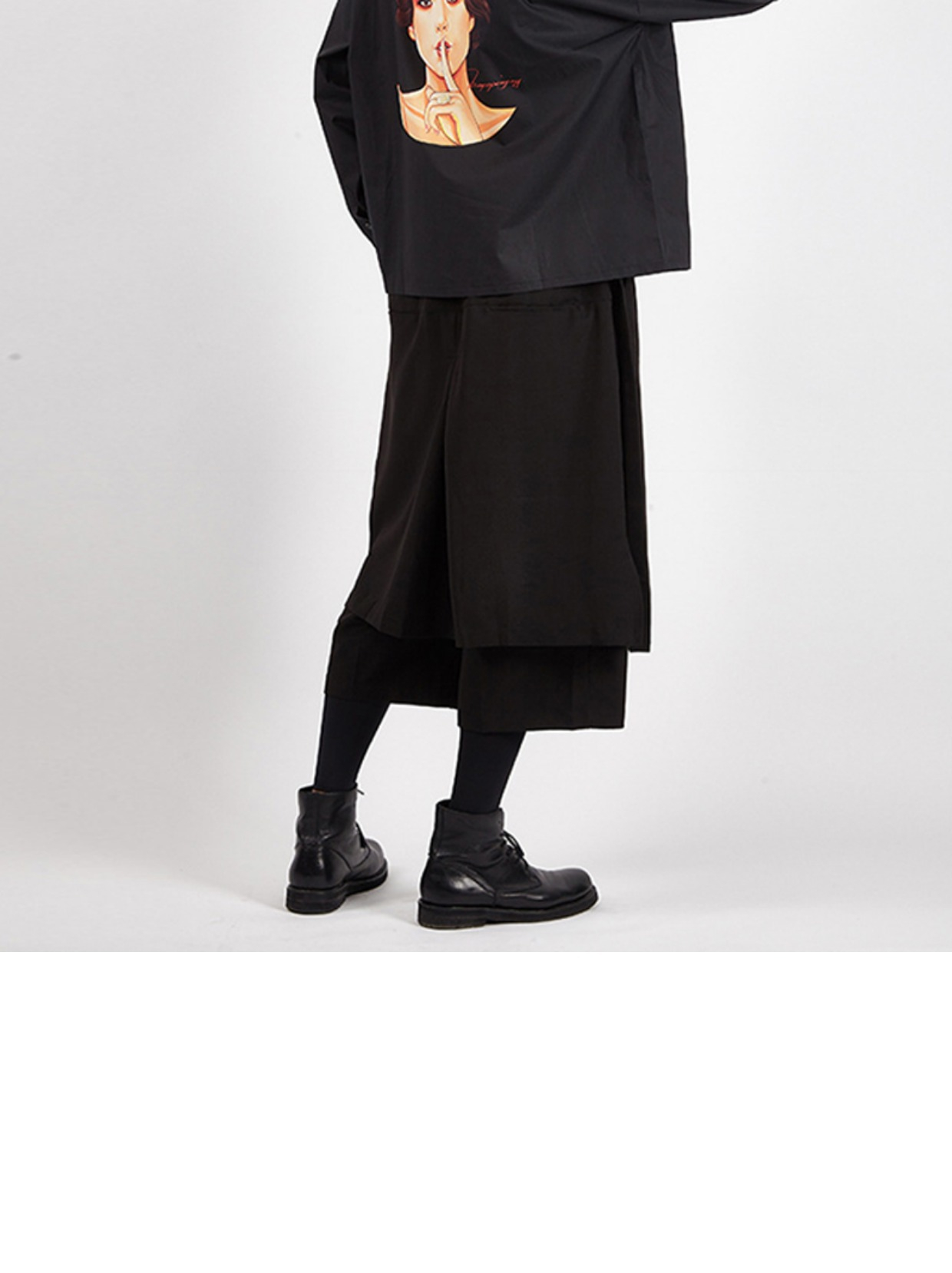 メンズ用キュロットパンツ・春夏スタイル提案