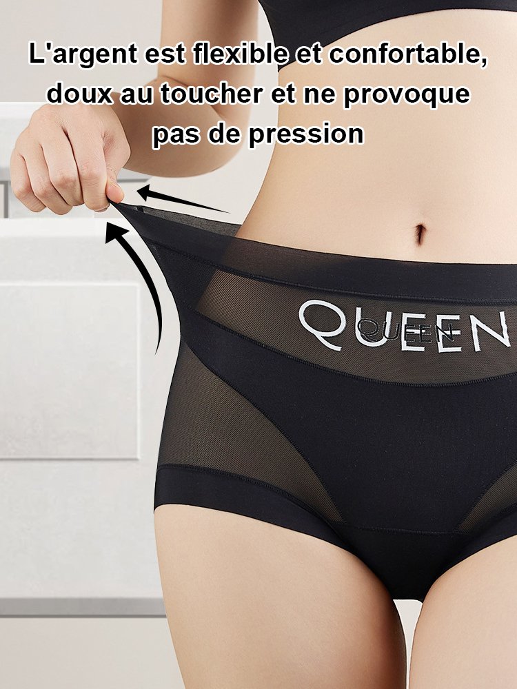 【Double couche gainante】Culotte sculptante en dentelle fine, invisible et légère