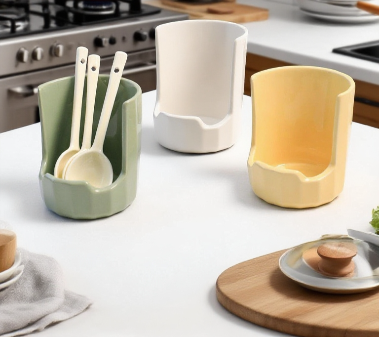 湯勺鍋鏟立式置物架廚房收納展示