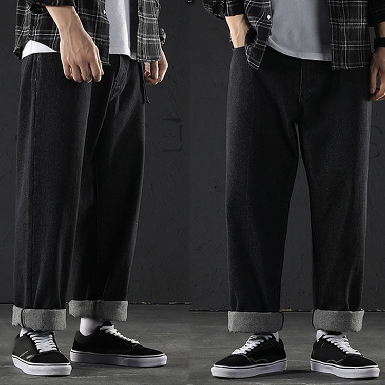 일자핏 데님 팬츠