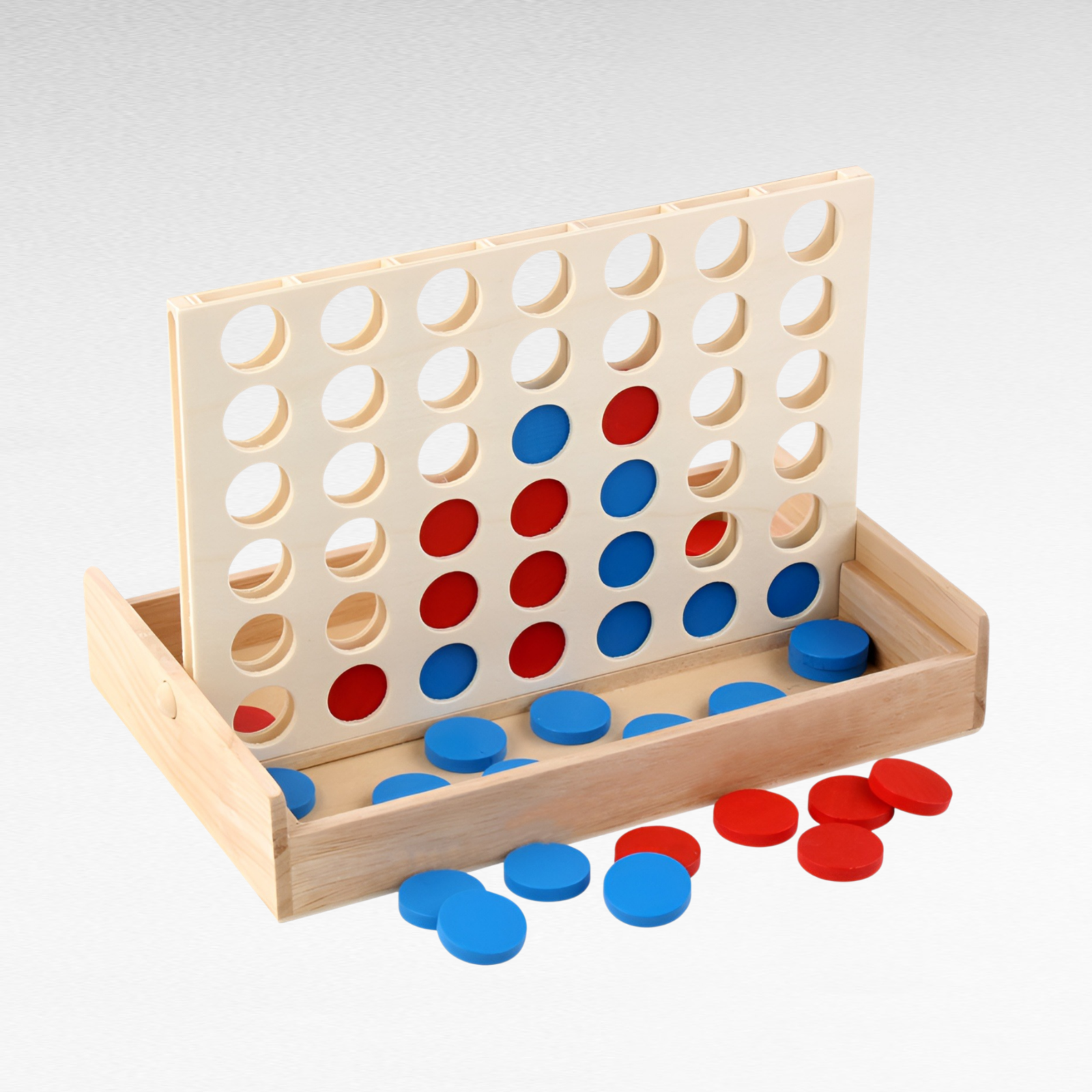 صندوق رقعة شطرنج خشبي ثلاثي الأبعاد