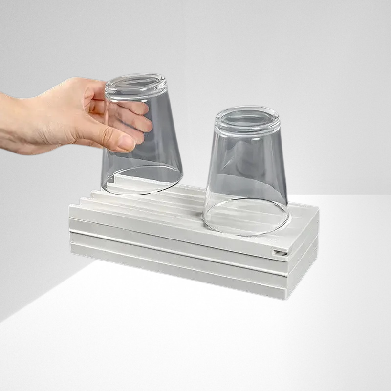 可折疊矽膠斜坡水槽瀝水墊