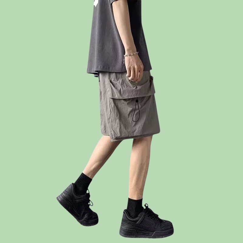 شورت رجالي عملي خفيف وجاف بسرعة