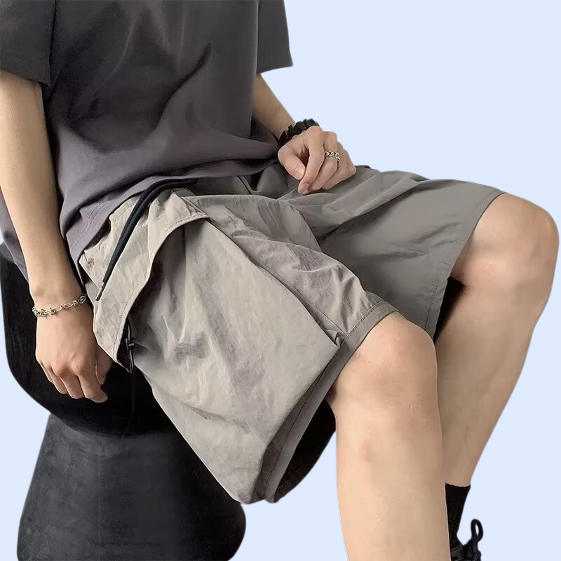 شورت رجالي عملي خفيف وجاف بسرعة