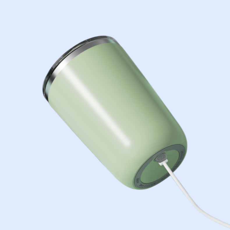 全自動コーヒー撹拌カップ、怠惰なコーヒーカップ、磁気ポータブル充電式電動ステンレススチールウォーターカップ