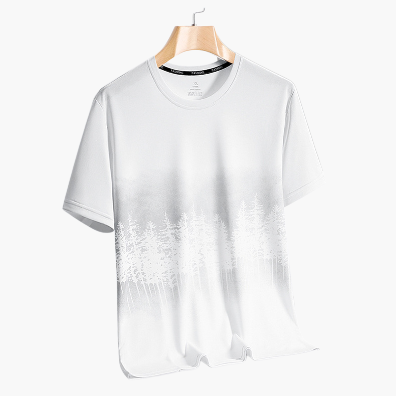 夏季運動冰絲男士短袖