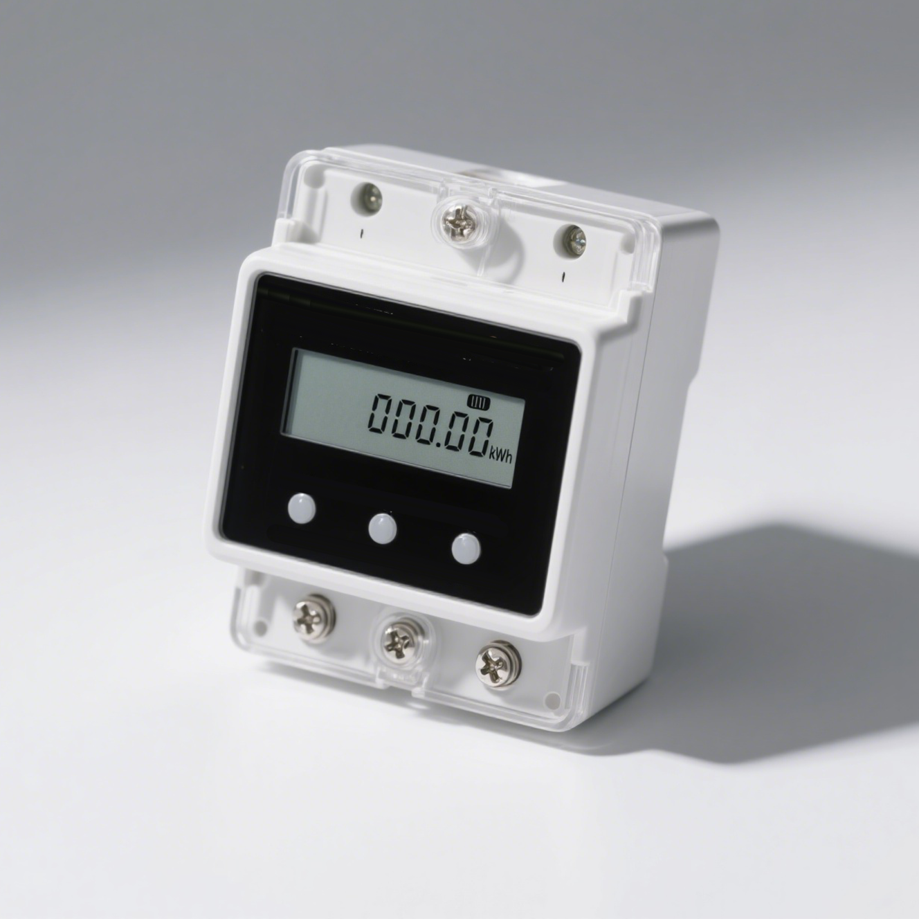 ABS 플라스틱 하우징 흰색 전기 계량기