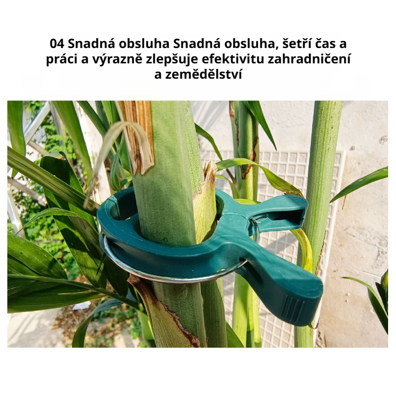 Zahradnické plastové sponky