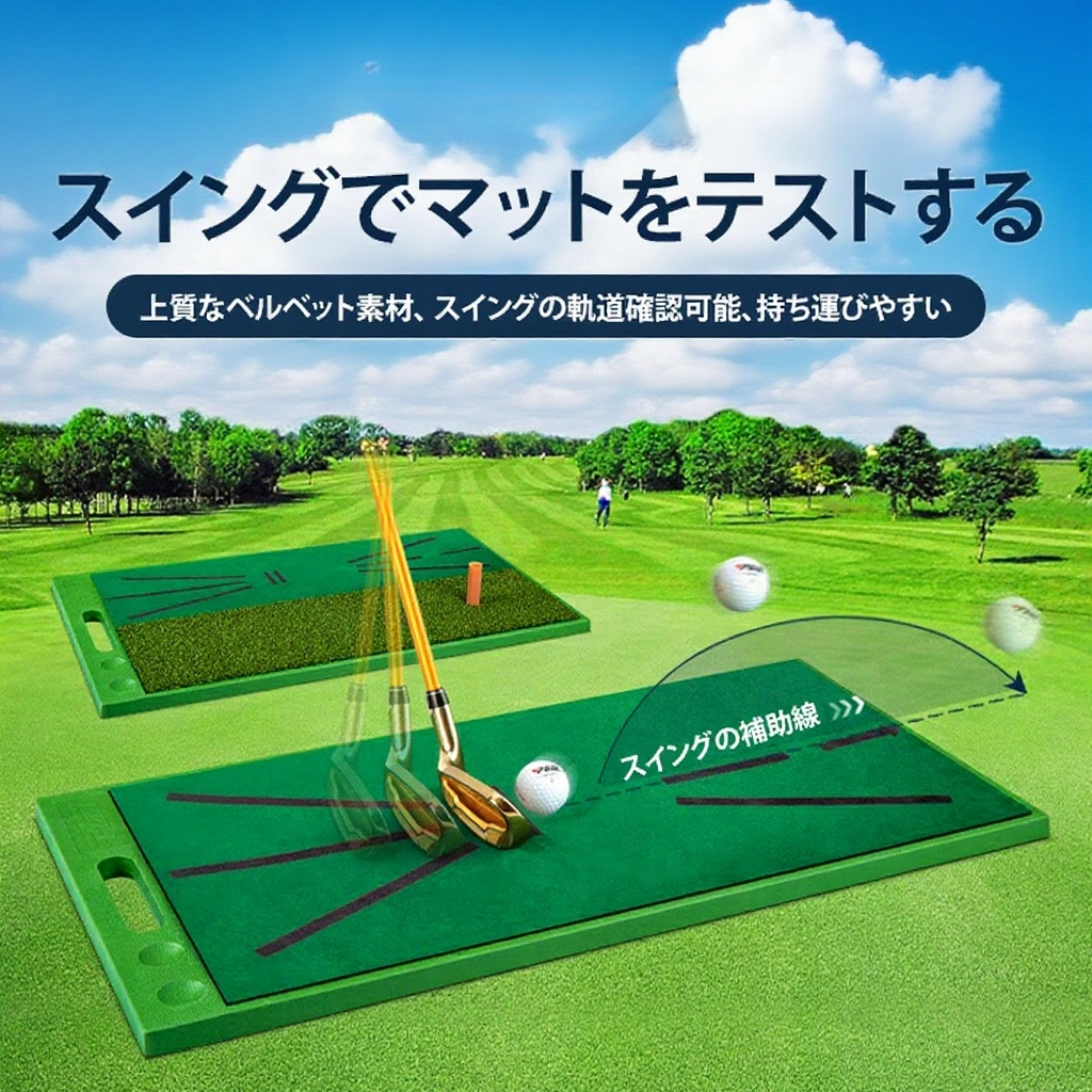 練習用ゴルフマット