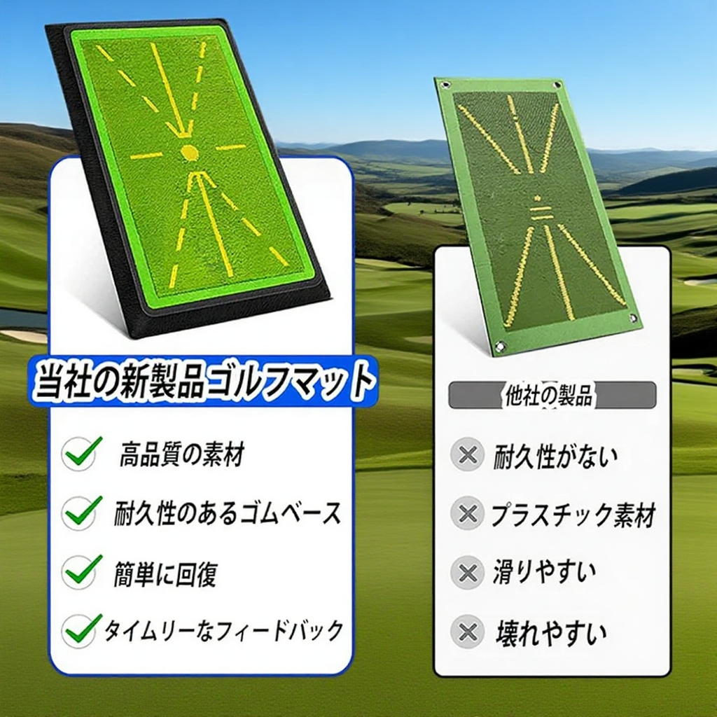 練習用ゴルフマット