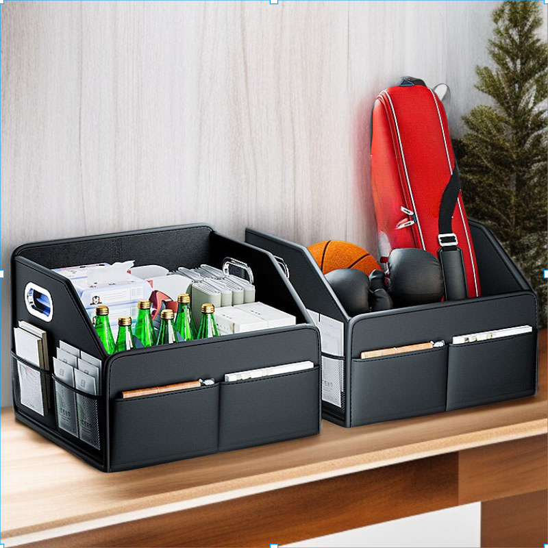 折りたたみ可能な車用収納ボックスの使用例