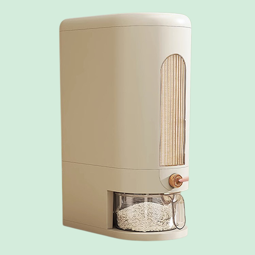 가정용 압착식 대용량 밀가루 수납통 밀폐방충방습장미통 자동 쌀통