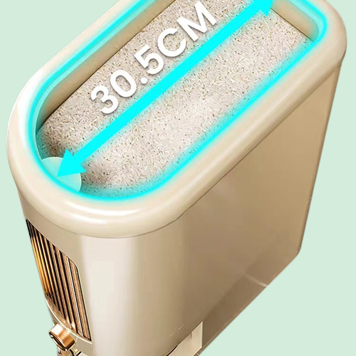 가정용 압착식 대용량 밀가루 수납통 밀폐방충방습장미통 자동 쌀통