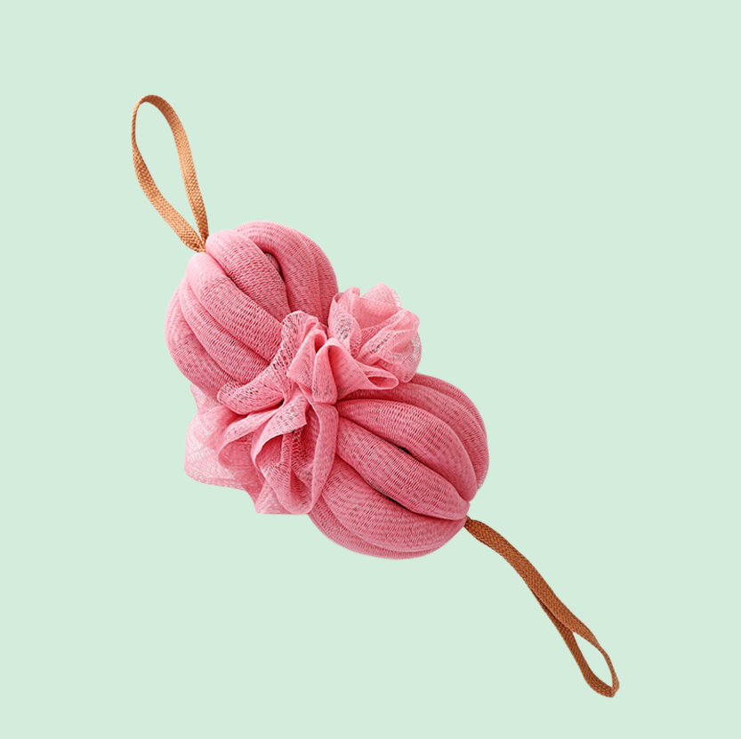 Soft Stretchable Shower Balls Bath Back Rub Bath Flower Bath Towel Bath Scrubs