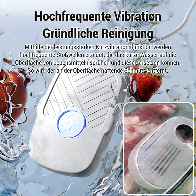 Bequeme Haushalts-Frucht- und Gemüsewaschmaschine