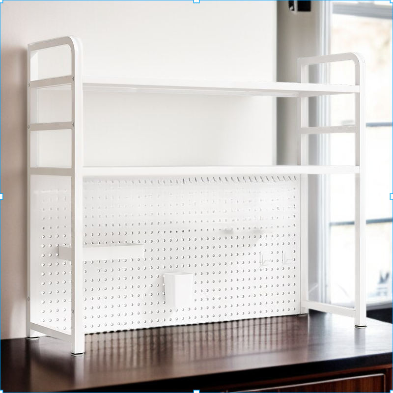 多層洞洞板桌面置物架