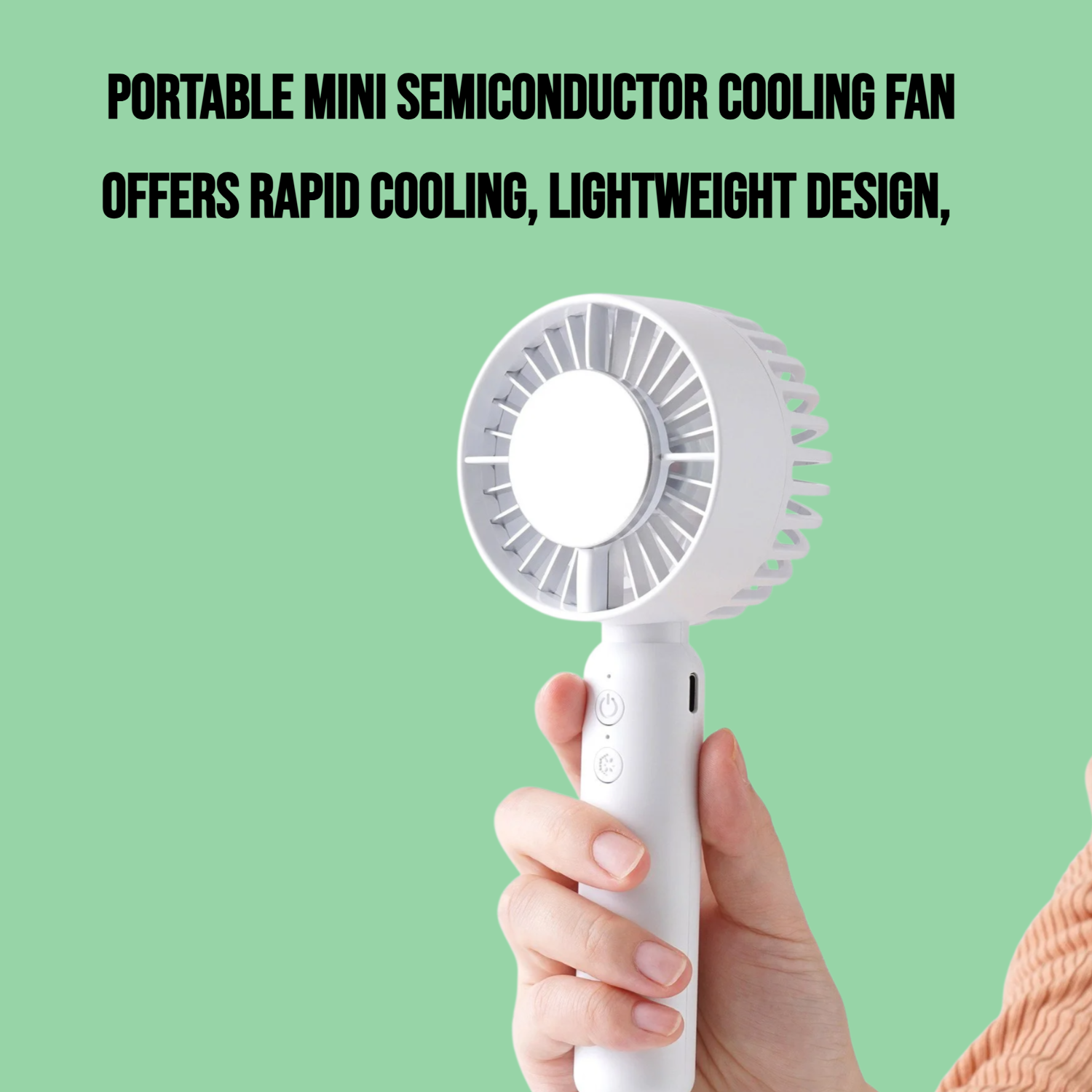 New handheld mini semiconductor cooling fan