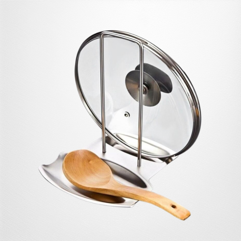 ชั้นวางฝาหม้อสแตนเลส