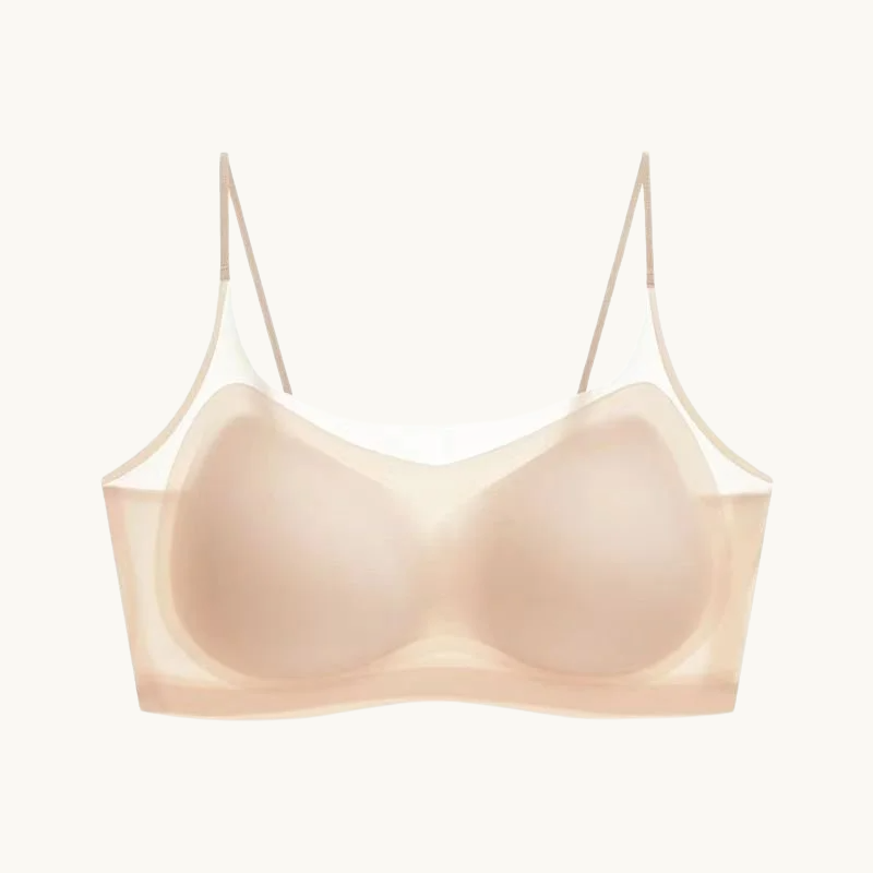 超薄痕跡なし裸感アイスシルクブラジャー