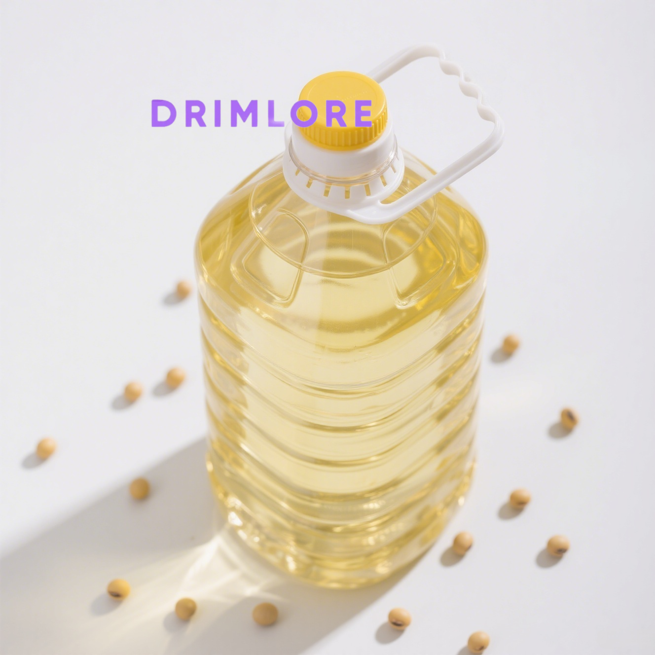 ขวดน้ำมันถั่วเหลืองปลอดจีเอ็มโอ