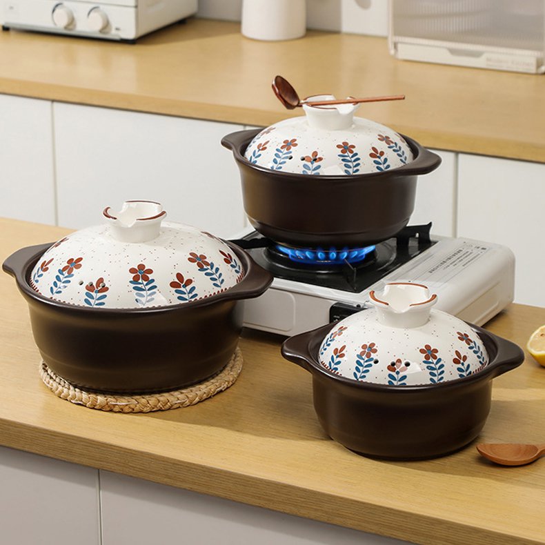 Keramický kastrol na kaši bez praskání