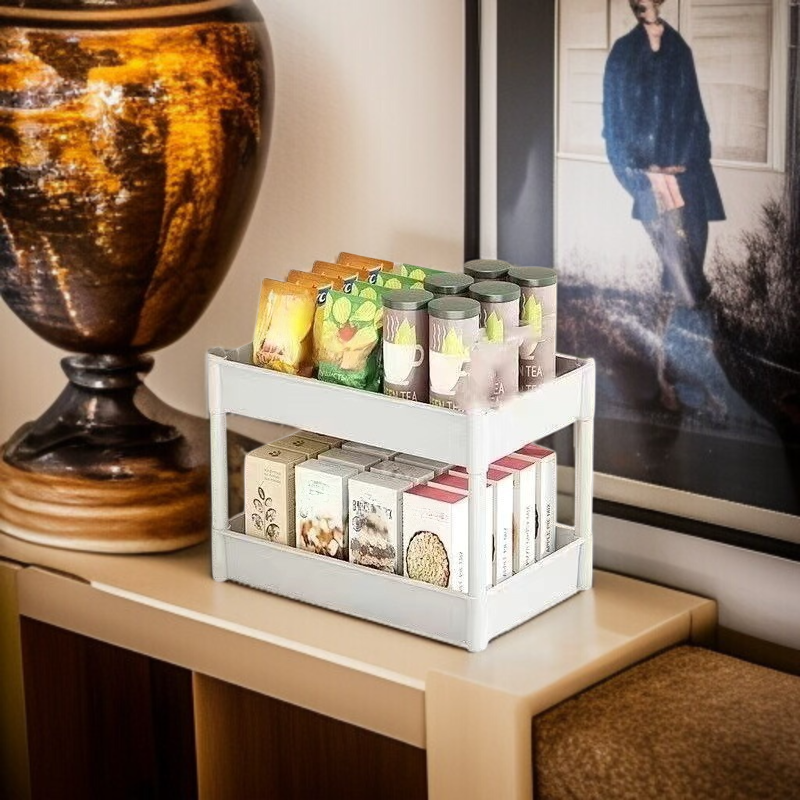 Estantería de almacenamiento multifuncional con ruedas para cocina, libros y frutas