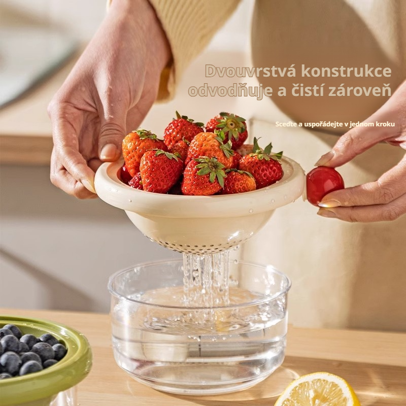 Roztomilý 2v1 košík na mytí nádobí