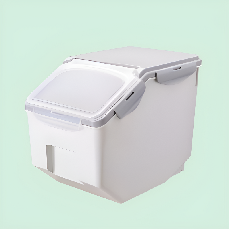 キッチン密封米貯蔵缶     二重密封、防湿防虫